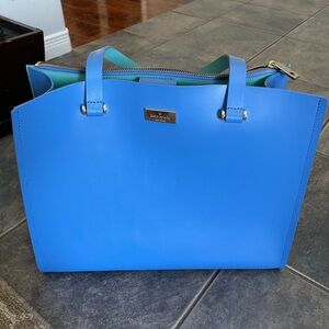 Kate Spade Large Blue Tote Bag